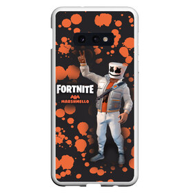 Чехол для Samsung S10E с принтом Fortnite Marshmello в Петрозаводске, Силикон | Область печати: задняя сторона чехла, без боковых панелей | fortnite | marshmallow | save | the | world | битва | борьба | зомби | королевская | маршмэллоу | стратегия | фортнайт