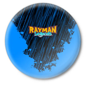 Значок с принтом RAYMAN LEGENDS в Петрозаводске,  металл | круглая форма, металлическая застежка в виде булавки | legends rayman. | rayman | rayman legends | rayman legends ps4 | rayman origins
