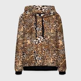 Мужская толстовка 3D с принтом Леопард в Петрозаводске, 100% полиэстер | двухслойный капюшон со шнурком для регулировки, мягкие манжеты на рукавах и по низу толстовки, спереди карман-кенгуру с мягким внутренним слоем. | Тематика изображения на принте: camouflage | cat | disguise | fashion | illustration | jungle | leopard | predator | skin | spots | style | wild | youth | графика | джунгли | дикий | иллюстрация | камуфляж | картинка | кошка | леопард | маскировка | мода | молодежная | пятна | рисунок |