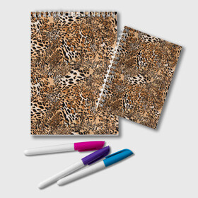 Блокнот с принтом Леопард в Петрозаводске, 100% бумага | 48 листов, плотность листов — 60 г/м2, плотность картонной обложки — 250 г/м2. Листы скреплены удобной пружинной спиралью. Цвет линий — светло-серый
 | Тематика изображения на принте: camouflage | cat | disguise | fashion | illustration | jungle | leopard | predator | skin | spots | style | wild | youth | графика | джунгли | дикий | иллюстрация | камуфляж | картинка | кошка | леопард | маскировка | мода | молодежная | пятна | рисунок |