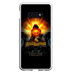 Чехол для Samsung S10E с принтом Blind Guardian в Петрозаводске, Силикон | Область печати: задняя сторона чехла, без боковых панелей | Тематика изображения на принте: blind guardian | heavy metal | metal | группа | метал | музыка | пауэр метал | рок | хэви метал