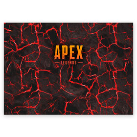 Поздравительная открытка с принтом APEX LEGENDS в Петрозаводске, 100% бумага | плотность бумаги 280 г/м2, матовая, на обратной стороне линовка и место для марки
 | apex legends | apex legends battle. | apex legends engine | apex legends origin | apex legends игра | titanfall apex legends