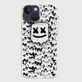 Чехол для iPhone 13 mini с принтом MARSHMELLO в Петрозаводске,  |  | fortnite marshmello | friend marshmello | happy marshmello | marshmallow anne | marshmello | marshmello bastille | marshmello marie | spotlight marshmello.