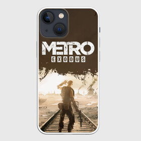 Чехол для iPhone 13 mini с принтом METRO: EXODUS   Пустыня в Петрозаводске,  |  | 2033 | artem | exodus | fps | game | games | last | light | metro | moscow | russia | shooter | stalker | winter | артем | зима | игра | игры | исход | метро | москва | последнее | россия | сталкер | убежище | шутер