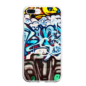 Чехол для iPhone 7Plus/8 Plus матовый с принтом Graffiti в Петрозаводске, Силикон | Область печати: задняя сторона чехла, без боковых панелей | grafity | paint | street art | urban | город | граффити | искусство | кирпичи | краски | рисунки | стена | улицы | уличное искусство