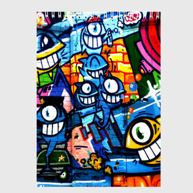 Скетчбук с принтом GRAFFITI EXCLUSIVE в Петрозаводске, 100% бумага
 | 48 листов, плотность листов — 100 г/м2, плотность картонной обложки — 250 г/м2. Листы скреплены сверху удобной пружинной спиралью | grafity | paint | street art | urban | город | граффити | искусство | кирпичи | краски | рисунки | стена | улицы | уличное искусство