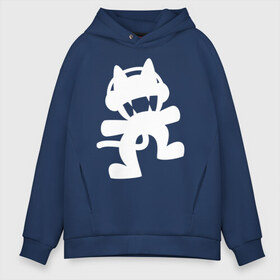 Мужское худи Oversize хлопок с принтом Monstercat в Петрозаводске, френч-терри — 70% хлопок, 30% полиэстер. Мягкий теплый начес внутри —100% хлопок | боковые карманы, эластичные манжеты и нижняя кромка, капюшон на магнитной кнопке | monstercat | клуб | клубная музыка | кот | котенок | кошка | лейбл | монстар | монстар кет | монстер | музыка | танцевальная музыка | электронная | электронная музыка