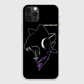 Чехол для iPhone 12 Pro Max с принтом Monstercat в Петрозаводске, Силикон |  | monstercat | клуб | клубная музыка | кот | котенок | кошка | лейбл | монстар | монстар кет | монстер | музыка | танцевальная музыка | электронная | электронная музыка