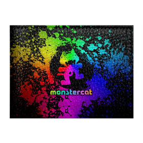 Обложка для студенческого билета с принтом Monstercat в Петрозаводске, натуральная кожа | Размер: 11*8 см; Печать на всей внешней стороне | monstercat | клуб | клубная музыка | кот | котенок | кошка | лейбл | монстар | монстар кет | монстер | музыка | танцевальная музыка | электронная | электронная музыка
