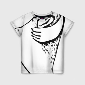 Детская футболка 3D с принтом Нерпа Нина с Байкалом в Петрозаводске, 100% гипоаллергенный полиэфир | прямой крой, круглый вырез горловины, длина до линии бедер, чуть спущенное плечо, ткань немного тянется | baikal | irkutsk | байкал | иркутск | нерпа