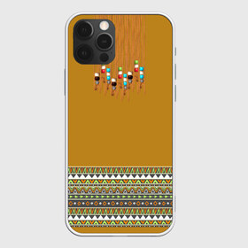 Чехол для iPhone 12 Pro Max с принтом индейское национальное платье в Петрозаводске, Силикон |  | ethno | indians | native american | ttibal | америка | индейцы | трибал | узор. орнамент | этника
