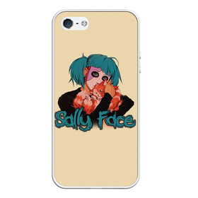 Чехол для iPhone 5/5S матовый с принтом Sally Face в Петрозаводске, Силикон | Область печати: задняя сторона чехла, без боковых панелей | sally face | загадка | лицо | протез | салли фейс | соседи | странные | тайна | ужас | фишер