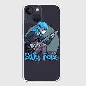 Чехол для iPhone 13 mini с принтом Sally Face в Петрозаводске,  |  | Тематика изображения на принте: sally face | загадка | лицо | протез | салли фейс | соседи | странные | тайна | ужас | фишер