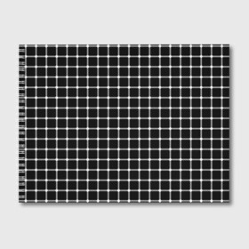 Альбом для рисования с принтом Неуловимые серый точки в Петрозаводске, 100% бумага
 | матовая бумага, плотность 200 мг. | Тематика изображения на принте: иллюзия | кажется | квадраты | клетка | круги | линии | полосы | сетка | точки | ячейка