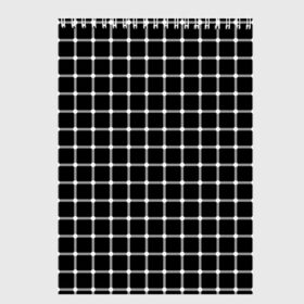 Скетчбук с принтом Неуловимые серый точки в Петрозаводске, 100% бумага
 | 48 листов, плотность листов — 100 г/м2, плотность картонной обложки — 250 г/м2. Листы скреплены сверху удобной пружинной спиралью | Тематика изображения на принте: иллюзия | кажется | квадраты | клетка | круги | линии | полосы | сетка | точки | ячейка