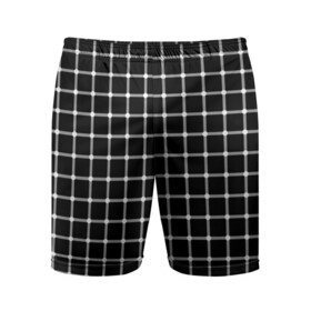 Мужские шорты спортивные с принтом Неуловимые серый точки в Петрозаводске,  |  | иллюзия | кажется | квадраты | клетка | круги | линии | полосы | сетка | точки | ячейка