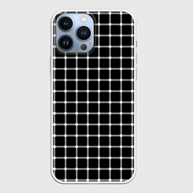 Чехол для iPhone 13 Pro Max с принтом Неуловимые серый точки в Петрозаводске,  |  | иллюзия | кажется | квадраты | клетка | круги | линии | полосы | сетка | точки | ячейка
