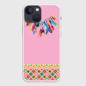 Чехол для iPhone 13 mini с принтом индейское платье в Петрозаводске,  |  | boho | ethno | indians | native american | ttibal | америка | бохо | индейцы | орнамент | перья | трибал | узор | этника