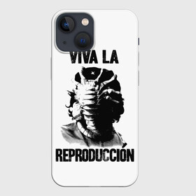 Чехол для iPhone 13 mini с принтом Чужой в Петрозаводске,  |  | alien | aliens | viva la revolution | xenomorph | ксеноморф | монстры | ужасы | че | че гевара | чегевара | чужие | чужой