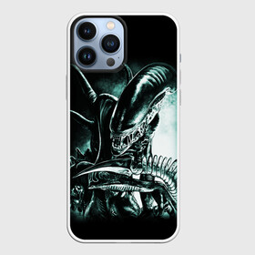 Чехол для iPhone 13 Pro Max с принтом Чужой в Петрозаводске,  |  | Тематика изображения на принте: alien | aliens | xenomorph | ксеноморф | монстры | ужасы | чужие | чужой