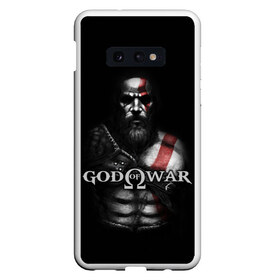 Чехол для Samsung S10E с принтом God of War в Петрозаводске, Силикон | Область печати: задняя сторона чехла, без боковых панелей | god of war | арес | афина | бог | бог войны | воин | генерал | гидра | кратос | призрак | спарта | татуировка