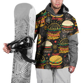 Накидка на куртку 3D с принтом Гамбургеры в Петрозаводске, 100% полиэстер |  | Тематика изображения на принте: hamburgers | sandwic | булочка | бутерброды | быстрая | гамбургер | гамбургеры | геометрический | графика | еда | зелень | иллюстрация | картинка | кунжут | мода | мясо | надпись | орнамент | рисунок | свежий