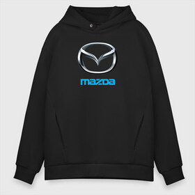 Мужское худи Oversize хлопок с принтом MAZDA в Петрозаводске, френч-терри — 70% хлопок, 30% полиэстер. Мягкий теплый начес внутри —100% хлопок | боковые карманы, эластичные манжеты и нижняя кромка, капюшон на магнитной кнопке | auto | mazda | sport | авто | автомобиль | автомобильные | бренд | мазда | марка | машины | спорт