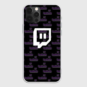 Чехол для iPhone 12 Pro Max с принтом Twitch в Петрозаводске, Силикон |  | game | gamer | logo | twitch | twitties | игры | логотип | стрим | твитч