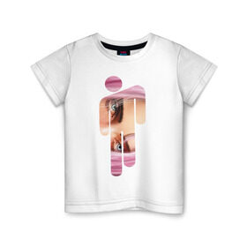 Детская футболка хлопок с принтом Billie Eilish Style в Петрозаводске, 100% хлопок | круглый вырез горловины, полуприлегающий силуэт, длина до линии бедер | billie eilish | lovely | music | ocean eyes | pop | билли айлиш | девушка | музыка | океан | поп | эйлиш | элиш