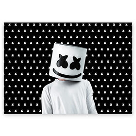 Поздравительная открытка с принтом MARSHMELLO Black в Петрозаводске, 100% бумага | плотность бумаги 280 г/м2, матовая, на обратной стороне линовка и место для марки
 | marsh | marshmallow | marshmello | marshmelo | mello | music | smile | диджей | лого | маршмеллов | маршмеллоу | маршмеллу | маршмело | маршмелов | маршмелоу | музыка | музыкант | рожица | трэп | улыбка | хаус