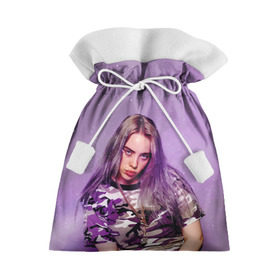 Подарочный 3D мешок с принтом Billie Eilish в Петрозаводске, 100% полиэстер | Размер: 29*39 см | billie eilish | lovely | music | ocean eyes | pop | билли айлиш | девушка | музыка | океан | поп | эйлиш | элиш