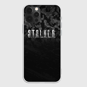 Чехол для iPhone 12 Pro с принтом S.T.A.L.K.E.R. в Петрозаводске, силикон | область печати: задняя сторона чехла, без боковых панелей | anomaly | bandit | chernobyl | logo | pripyat | shadow of chernobyl | stalker | stalker 2 | zone | аномалия | бандиты | зона | лого | меченый | припять | сталкер | сталкер 2 | тени чернобыля | чернобыль | чистое небо