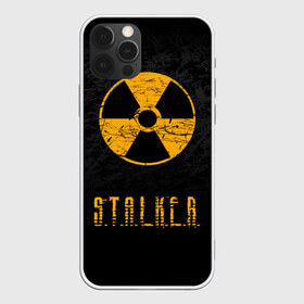 Чехол для iPhone 12 Pro Max с принтом S T A L K E R в Петрозаводске, Силикон |  | anomaly | bandit | chernobyl | logo | pripyat | shadow of chernobyl | stalker | stalker 2 | zone | аномалия | бандиты | зона | лого | меченый | припять | сталкер | сталкер 2 | тени чернобыля | чернобыль | чистое небо