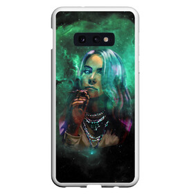 Чехол для Samsung S10E с принтом Billie Eilish Space в Петрозаводске, Силикон | Область печати: задняя сторона чехла, без боковых панелей | billie eilish | lovely | music | ocean eyes | pop | билли айлиш | девушка | музыка | океан | поп | эйлиш | элиш