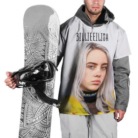 Накидка на куртку 3D с принтом BillieEilish в Петрозаводске, 100% полиэстер |  | Тематика изображения на принте: billie eilish | lovely | music | ocean eyes | pop | билли айлиш | девушка | музыка | океан | поп | эйлиш | элиш