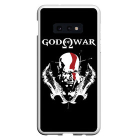 Чехол для Samsung S10E с принтом God of War в Петрозаводске, Силикон | Область печати: задняя сторона чехла, без боковых панелей | god of war | арес | афина | бог | бог войны | воин | генерал | гидра | кратос | призрак | спарта | татуировка