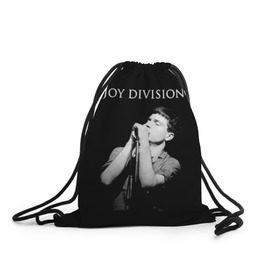 Рюкзак-мешок 3D с принтом Joy Division в Петрозаводске, 100% полиэстер | плотность ткани — 200 г/м2, размер — 35 х 45 см; лямки — толстые шнурки, застежка на шнуровке, без карманов и подкладки | ian curtis | joy division | joy division unknown pleasures | love will tear us apart | группы | иэн кёртис | пост панк | рок