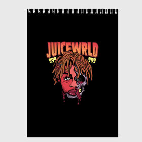 Скетчбук с принтом Juice WRLD в Петрозаводске, 100% бумага
 | 48 листов, плотность листов — 100 г/м2, плотность картонной обложки — 250 г/м2. Листы скреплены сверху удобной пружинной спиралью | dreams | jucie | juice | lucid | rap | world | wrld | американский | ворлд | врлд | джус | реп | репер | рэп | рэпер