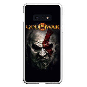 Чехол для Samsung S10E с принтом God of War в Петрозаводске, Силикон | Область печати: задняя сторона чехла, без боковых панелей | god of war | арес | афина | бог | бог войны | воин | генерал | гидра | кратос | призрак | спарта | татуировка