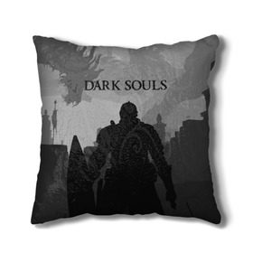 Подушка 3D с принтом Dark Souls в Петрозаводске, наволочка – 100% полиэстер, наполнитель – холлофайбер (легкий наполнитель, не вызывает аллергию). | состоит из подушки и наволочки. Наволочка на молнии, легко снимается для стирки | Тематика изображения на принте: dark souls | games | praise the sun | игры | компьютерные игры | рыцарь | тёмные души