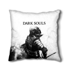 Подушка 3D с принтом Dark Souls в Петрозаводске, наволочка – 100% полиэстер, наполнитель – холлофайбер (легкий наполнитель, не вызывает аллергию). | состоит из подушки и наволочки. Наволочка на молнии, легко снимается для стирки | dark souls | games | praise the sun | игры | компьютерные игры | рыцарь | тёмные души