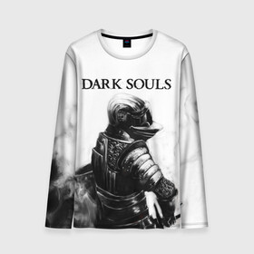 Мужской лонгслив 3D с принтом Dark Souls в Петрозаводске, 100% полиэстер | длинные рукава, круглый вырез горловины, полуприлегающий силуэт | dark souls | games | praise the sun | игры | компьютерные игры | рыцарь | тёмные души