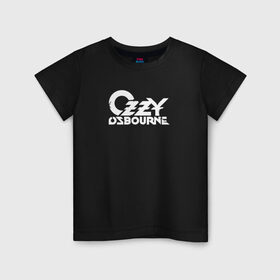 Детская футболка хлопок с принтом Ozzy Osbourne в Петрозаводске, 100% хлопок | круглый вырез горловины, полуприлегающий силуэт, длина до линии бедер | heavy | ozzy osbourne