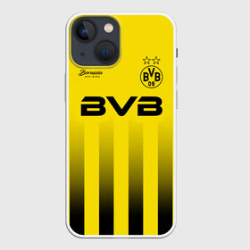 Чехол для iPhone 13 mini с принтом Боруссия Дортмунд в Петрозаводске,  |  | borusse | borussia | borussia dortmund | bvb | dortmund | schwarzgelben | боруссия | боруссия дортмунд | бундеслига | германия | дортмунд | дортмундcкая боруссия | жёлто ченрые | форма | футбол | футболист | футбольная