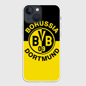 Чехол для iPhone 13 mini с принтом Боруссия Дортмунд в Петрозаводске,  |  | borusse | borussia | borussia dortmund | bvb | dortmund | schwarzgelben | боруссия | боруссия дортмунд | бундеслига | германия | дортмунд | дортмундcкая боруссия | жёлто ченрые | форма | футбол | футболист | футбольная