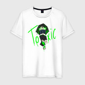 Мужская футболка хлопок с принтом Toxic в Петрозаводске, 100% хлопок | прямой крой, круглый вырез горловины, длина до линии бедер, слегка спущенное плечо. | chemical | girls