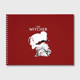 Альбом для рисования с принтом The Witcher в Петрозаводске, 100% бумага
 | матовая бумага, плотность 200 мг. | wild hunt | арбалет | ведьмак 3 | геральт | дикая | магия | охота | сказка | сфера | фэнтези | цири
