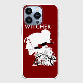 Чехол для iPhone 13 Pro с принтом The Witcher в Петрозаводске,  |  | Тематика изображения на принте: wild hunt | арбалет | ведьмак 3 | геральт | дикая | магия | охота | сказка | сфера | фэнтези | цири