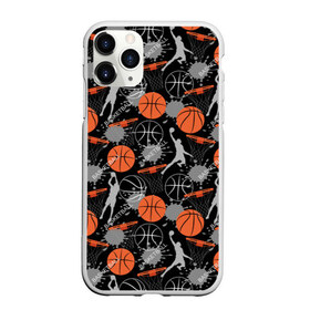 Чехол для iPhone 11 Pro матовый с принтом Basketball в Петрозаводске, Силикон |  | basket | basketball | баскетбол | баскетбольные | болельщик | бросок | брызги | графика | иллюстрация | капли | картинка | кляксы | кольцо | мода | мячи | надпись | прыжок | рисунок | сетка | сила | скорость