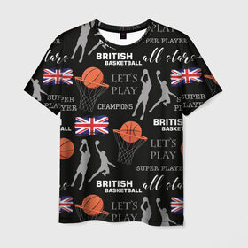 Мужская футболка 3D с принтом British basketball в Петрозаводске, 100% полиэфир | прямой крой, круглый вырез горловины, длина до линии бедер | англия | баскетбол | баскетбольные | болельщик | британия | британский | бросок | графика | держава | игра | иллюстрация | картинка | кольцо | мода | мячи | надпи | прыжок | рисунок | сетка | сила